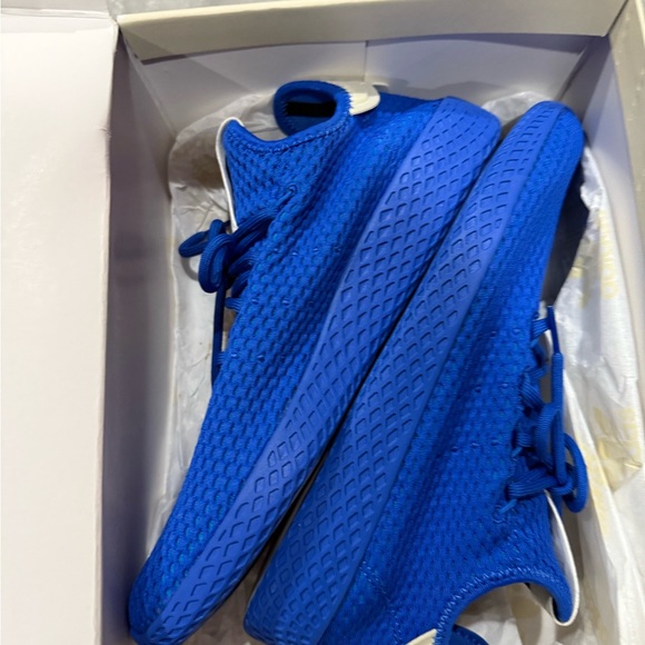 Adidas Hu - Blue Sneakers Lightweight Knit Design - Picture 7 of 9